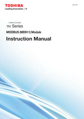 Toshiba MD911 Instruction Manual
