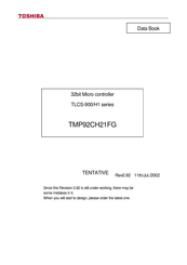 Toshiba TLCS-900/H1 Series Data Book