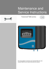 Heyl Testomat 808 SiO2 Maintenance And Service Instructions