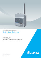 Delta PPM DC1 100 Series Operation And Installation Manual