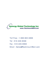 Synergy LCDK1016 Series User Manual