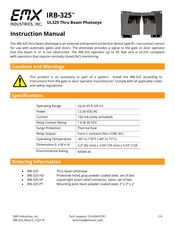 EMX IRB-325 Instruction Manual
