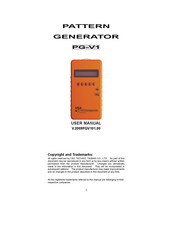 C&C TECHNIC PG-V1 User Manual