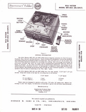 RCA VICTOR SRT-403 Manual