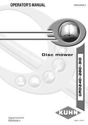 KUHL GMD240 Operator's Manual