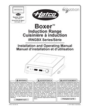 Hatco Boxer IRNGBX Series Installation And Operating Manual