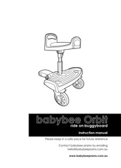 Babybee Orbit Instruction Manual