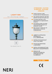NERI LIGHT 500 Instruction Booklet
