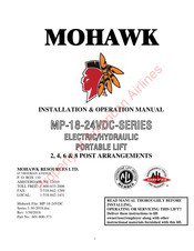 Mohawk MP-18-527 Installation & Operation Manual