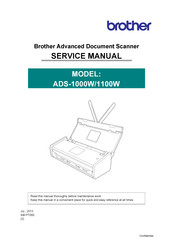 Brother ADS-1000W Service Manual
