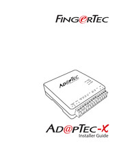FingerTec AdapTec-X Installer's Manual