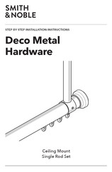 Smith & Noble Deco Metal Hardware Step By Step Installation Instructions