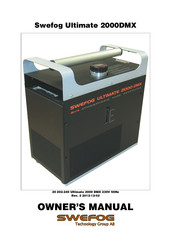 Swefog Ultimate 2000DMX Owner's Manual