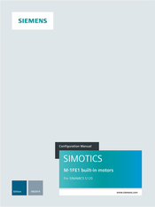 Siemens Simotics M-1FE1 Series Configuration Manual