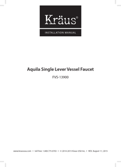 Kraus Aquila FVS-13900 Installation Manual