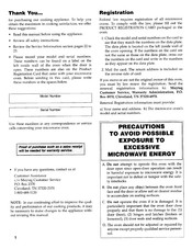 Maytag CMV1000ADA Manual