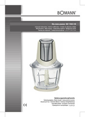 BOMANN MZ 1568 CB Instruction Manual