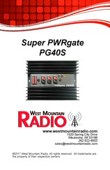 West Mountain Radio Super PWRgate PG 40S Manual