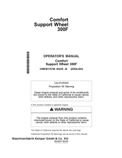 Kemper 300F Operator's Manual