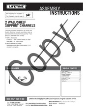 Lifetime 0190 Assembly Instruction Manual