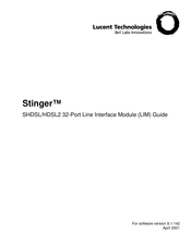 BELL LABS INNOVATIONS Lucent Stinger Series Manual