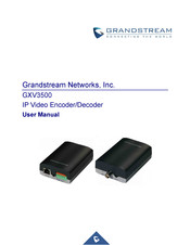 Grandstream Networks GXV3500 User Manual