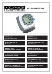 König Electronic HC-BLDPRESS11 Manual