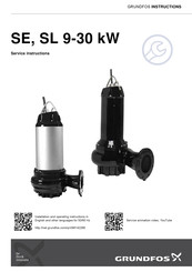 Grundfos SE Series Service Instructions Manual