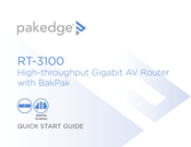 Pakedge RT-3100 Quick Start Manual