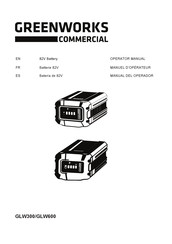 GreenWorks GLW300 Operator's Manual
