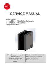 Marco FRIIA 1000861 Series Service Manual