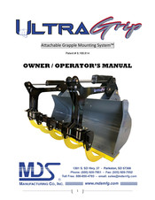 MDS Ultra-Grip Attachable Grapple Mounting System Owner's/Operator's Manual