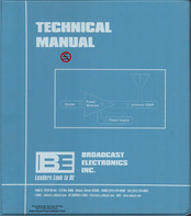 Broadcast Electronics AS-10 Instruction Manual