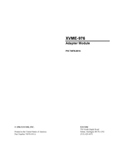 Xycom XVME-976 Manual