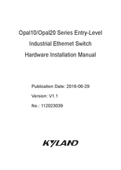 KYLAND Opal10-Ports-PS1-PS2 Hardware Installation Manual