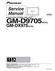 Pioneer GM-D9705/XEVEL Service Manual