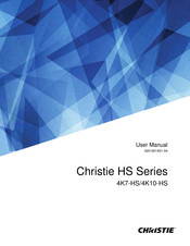 Christie 4K7-HS User Manual