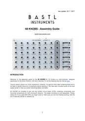 Bastl Instruments 60 KNOBS Assembly Manual