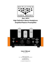 Mapletree Ear+ HD II User Manual