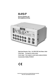 Fluidwell N-410-P Manual