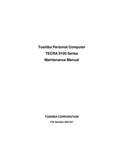 Toshiba TECRA 9100 Series Maintenance Manual