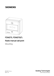Siemens FDM275F Mounting Manual