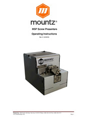 Mountz MSP-1070 Operating Instructions Manual