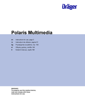 Dräger Polaris Multimedia Instructions For Use Manual
