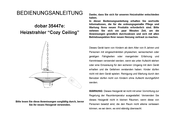 dobar Cozy Ceiling 35447e Instruction Manual
