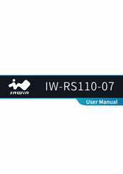InWin IW-RS110-07 User Manual