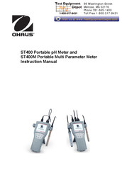 OHAUS ST400-B Instruction Manual