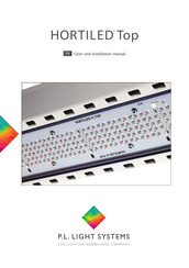 P.L.LIGHT SYSTEMS HORTILED Top User And Installation Manual