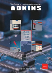 Adkins Studio Plate Operator's Handbook Manual