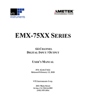 VTI Instruments EMX-7515 User Manual